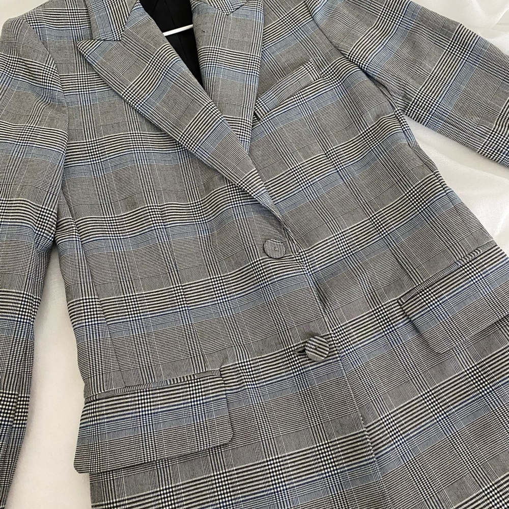 NWT Mango Check Structured blazer - Picture 6 of 15